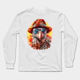 Cartoon Thanksgiving Turkey #18 Long Sleeve T-Shirt